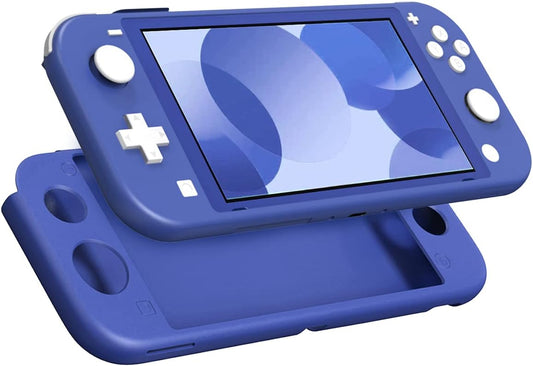 Protective Case for Switch Lite, Silicone Case Protective Rubber Cover Case, Shock-Absorption Anti-Scratch Non-Slip Case Compatible with Switch Lite Console - Blue