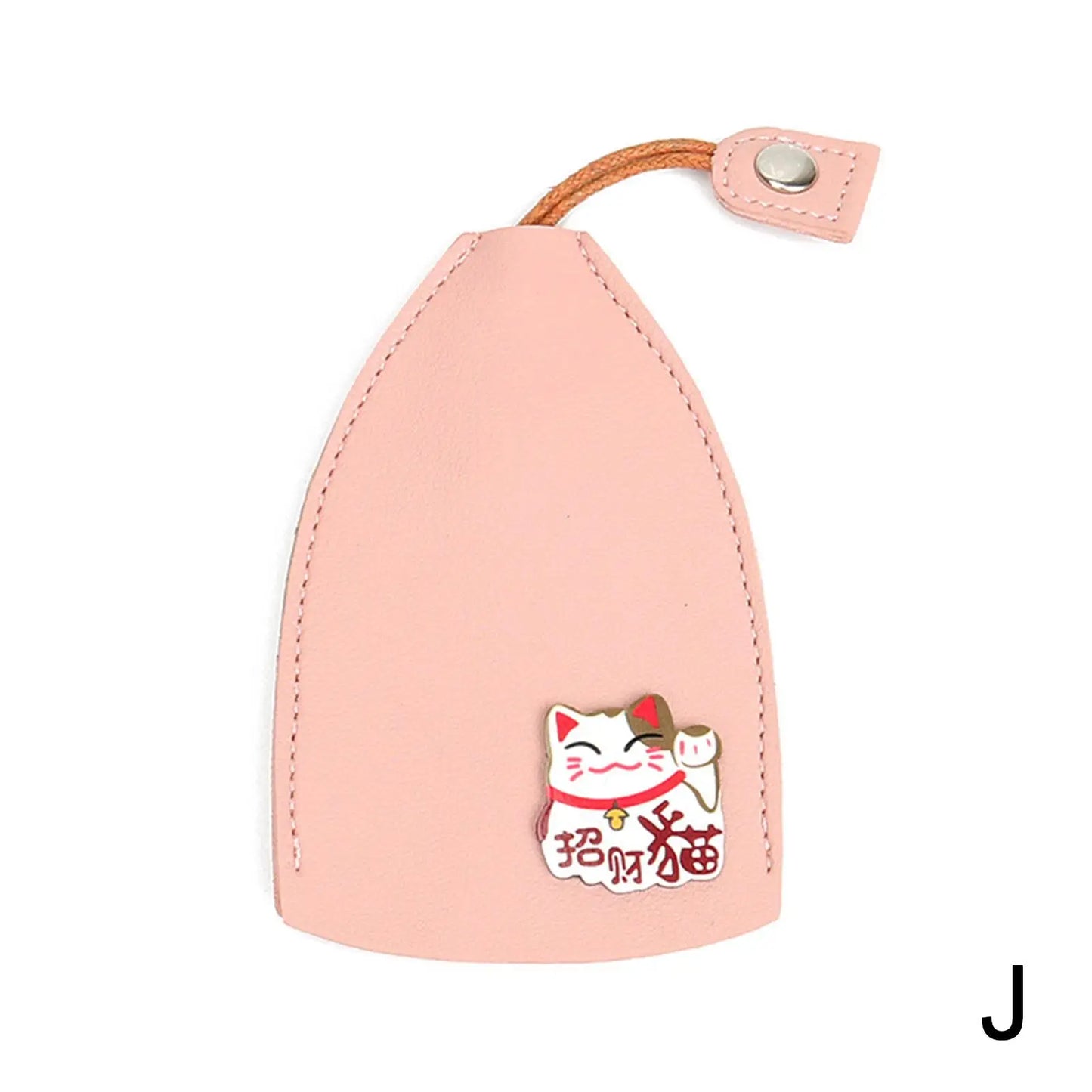 Cute Pull Out Key Case Cartoon Animals Rabbit Cat PU Leather Key Wallets Housekeepers Car Key Holder Case Leather Bag for Keys